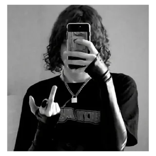 🖕 emoji Вышел покурить Telegram sticker 8 of 54