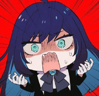 😨 emoji Ado Telegram sticker 13 of 101