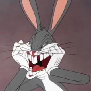 🤣 emoji Bugs Bunny Telegram sticker 24 of 93