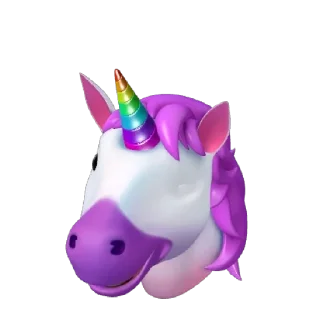 😉 emoji Iphone Stickers unicorn 🦄 Telegram sticker 15 of 17