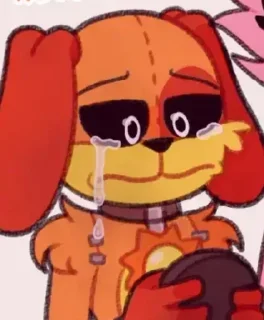 😢 emoji dog day || @Mistvaii_3am Telegram sticker 12 of 98