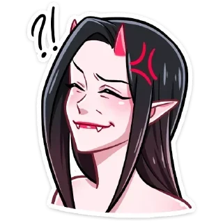 😤 emoji Дьяволица @nyasticks Telegram sticker 18 of 49