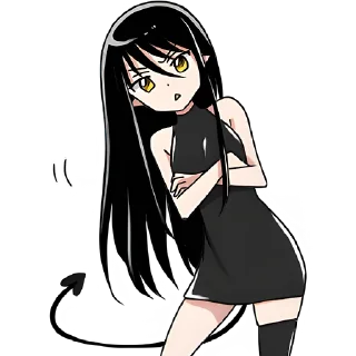 😒 emoji Дьяволица @Nyasticks Telegram sticker 13 of 41