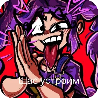 🔳 emoji Lily Lovebraids Telegram sticker 19 of 27