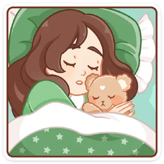 😴 emoji Долорес (@TgSticker) Telegram sticker 9 of 48