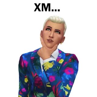 🧐 emoji The Sims 4 by Diana Besson Telegram sticker 24 of 57