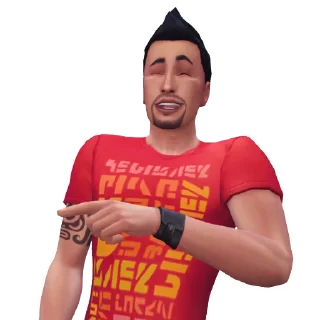 😅 emoji The Sims 4 by Diana Besson Telegram sticker 19 of 57