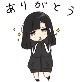 🙏 emoji Yurudara-chan • @punipuni_stickers Telegram sticker 8 of 40