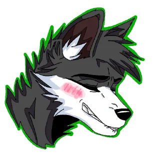 😮‍💨 emoji Никс по имени гав Telegram sticker 10 of 36