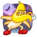 💪 emoji Lovely Banana Telegram sticker 22 of 25