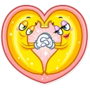 💑 emoji Lovely Banana Telegram sticker 13 of 25