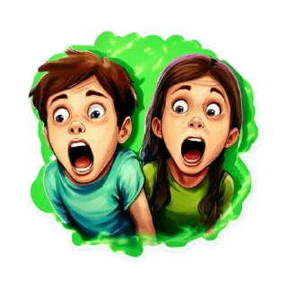 😱 emoji Мальчик и девочка @Liveisstickers Telegram sticker 13 of 13