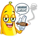 😉 emoji Lovely Banana Telegram sticker 11 of 25