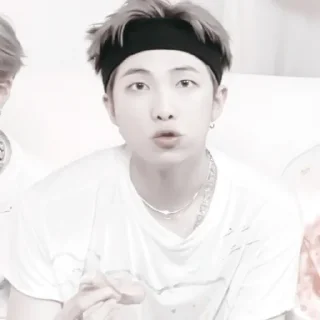 🧸 emoji #𝐦𝐨𝐨𝐝: namjoon ;: by @paradismaudit Telegram sticker 11 of 40