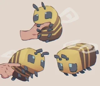 🐝 emoji Minecrartu Telegram sticker 7 of 25