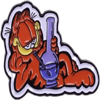 😘 emoji GARFIELD One Love Telegram sticker 7 of 16
