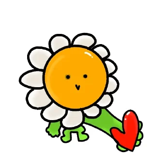 👍 emoji стикеры цветочка Telegram sticker 7 of 19