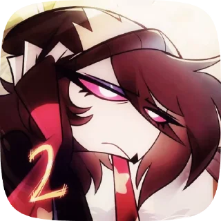 🎆 emoji БОЛЬШЕ ⇨ @CLOOBHUB ОКТАВИЯ АДСКИЙ БОСС HELLUVA ТГ Telegram sticker 24 of 63