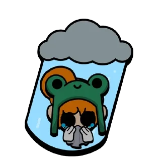 😭 emoji Энни Telegram sticker 5 of 57