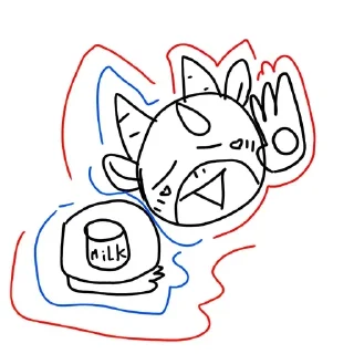 🌟 emoji 🐮 Negative Cow Telegram sticker 7 of 15
