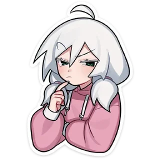 🤔 emoji Кокетка кор Telegram sticker 18 of 99