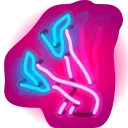 👠 emoji Neon Stickers : @fStikBot Telegram sticker 9 of 40