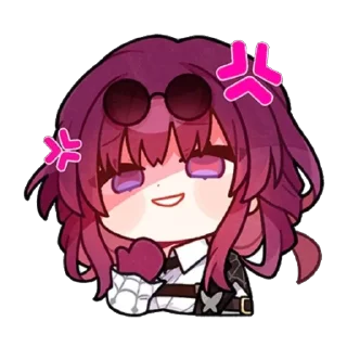 ❤ emoji I love you, Kafka. Telegram sticker 7 of 9