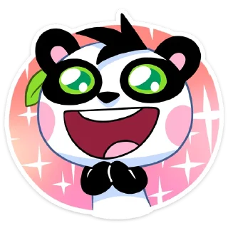 🥹 emoji ❤️‍🔥 «Пандик» — @VkontakteEmoji Telegram sticker 12 of 48
