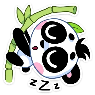 💤 emoji ❤️‍🔥 «Пандик» — @VkontakteEmoji Telegram sticker 16 of 48