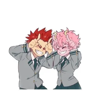 Sticker from Kirishima and Mina