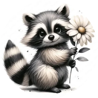 🌟 emoji Еноты Telegram sticker 5 of 11