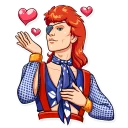 Sticker from David Bowie