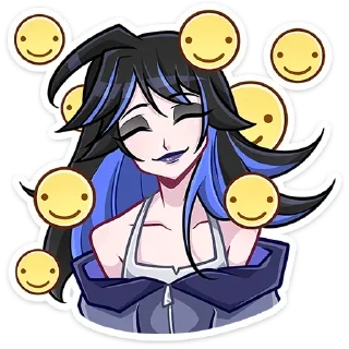 ☺️ emoji Леся @anime4_arts Telegram sticker 17 of 48