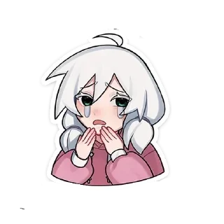 😥 emoji Оля без надписей@Redaesha Telegram sticker 24 of 48