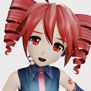 😨 emoji Skibidi Kasane Teto Telegram sticker 13 of 78