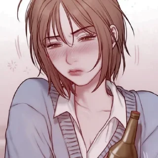 🌊 emoji Ким Минджу Telegram sticker 14 of 98