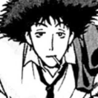 😒 emoji Cowboy Bebop Telegram sticker 11 of 34