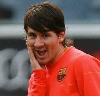 Sticker from messi is a cutie