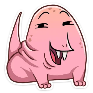 ☺️ emoji Голый землекоп от @TgSticker Telegram sticker 13 of 49