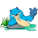 👋 emoji Otter Mr. Otto Telegram sticker 5 of 35