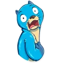 😨 emoji Otter Mr. Otto Telegram sticker 3 of 35