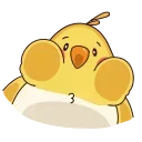 🍟 emoji Птенчик :: @stickroom Telegram sticker 12 of 47