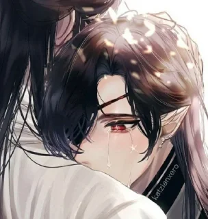 😭 emoji Hua Cheng Telegram sticker 19 of 49