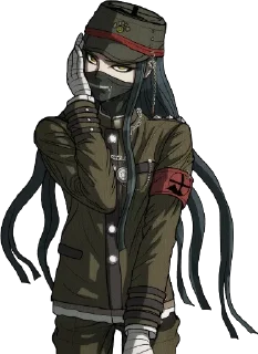 😉 emoji ~ korekiyo shinguji by @wanna_s_l_e_e_p ~ Telegram sticker 11 of 90