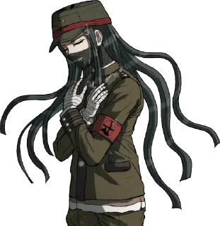 😌 emoji ~ korekiyo shinguji by @wanna_s_l_e_e_p ~ Telegram sticker 23 of 90