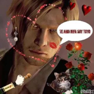🌟 emoji LEON KENNEDY | by @SLshiolmao Telegram sticker 15 of 34