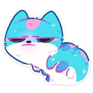 😒 emoji куси @lolitastick х @stickers_vk Telegram sticker 19 of 48