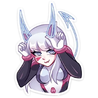 😈 emoji рейра @lolitastick х @stickers_vk Telegram sticker 7 of 50