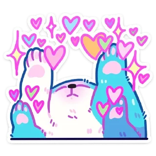 🩷 emoji куси @lolitastick х @stickers_vk Telegram sticker 17 of 48