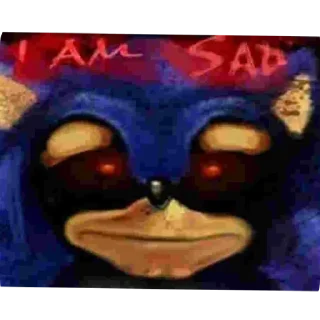 😢 emoji Sonic exe  @Liimoon4ik Telegram sticker 10 of 60